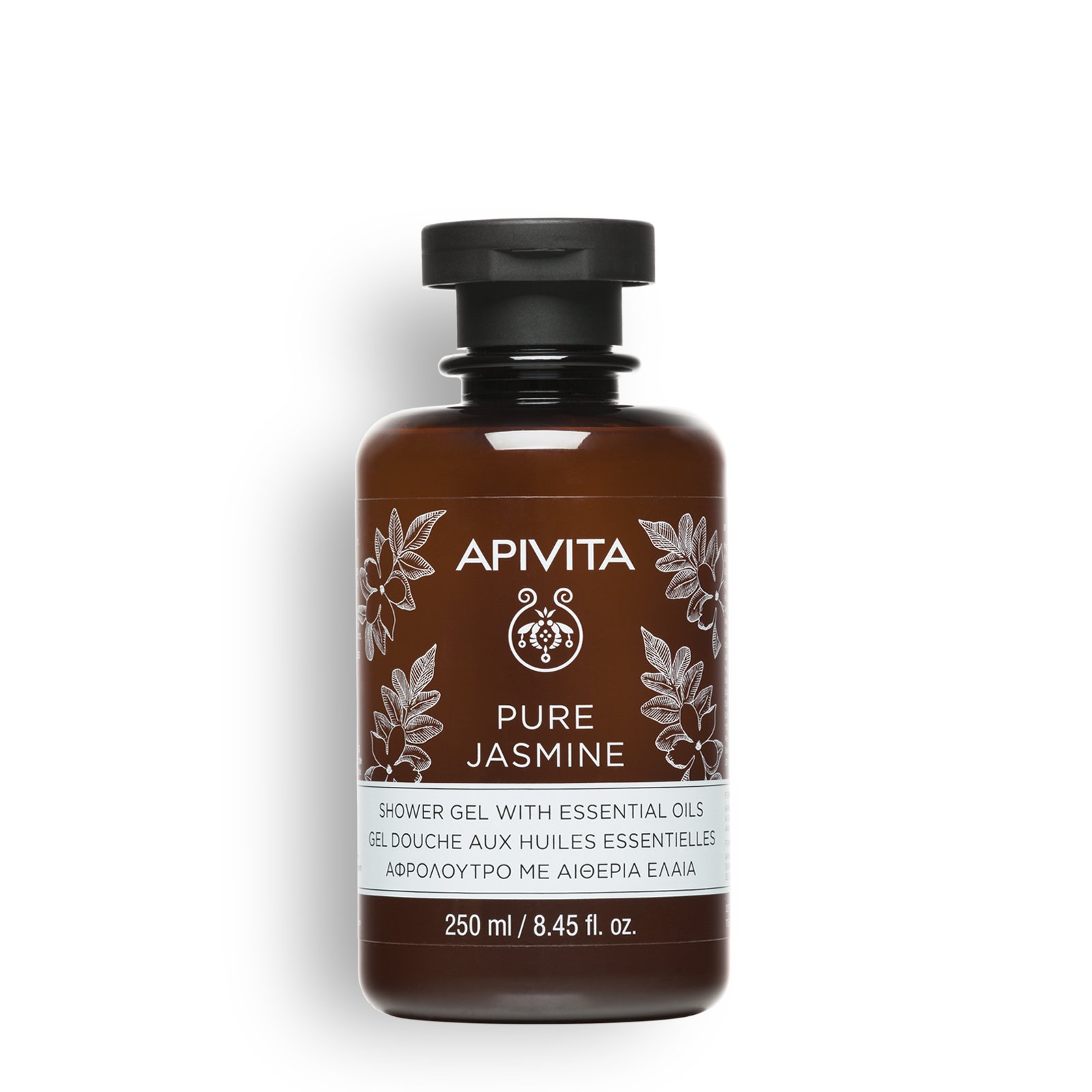 Apivita Pure Jasmine Shower Gel with Essential Oils 250ml
