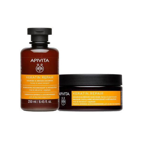 Apivita Nourish & Repair Shampoo – Mit Oliven Und Honig, 250 Ml, Für Tiefenpflegende Haarreparatur