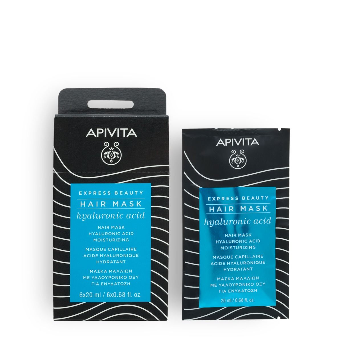 Apivita Express Hair Mask - Hyaluronic Acid 20ml