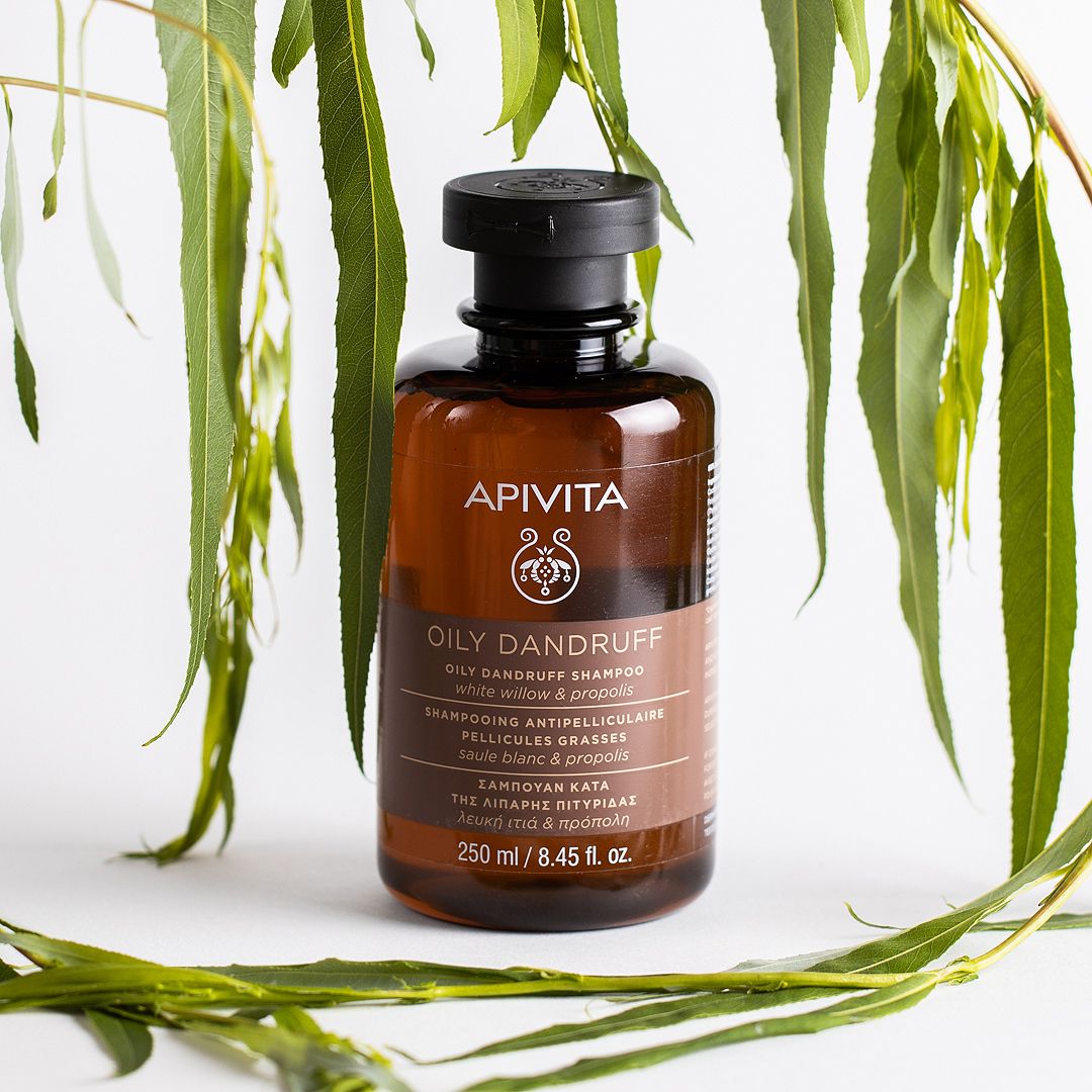 Apivita Oily Dandruff Shampoo, White Willow & Propolis 250ml
