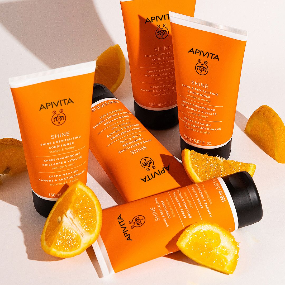 Apivita Shine & Revitalising Conditioner, Orange & Honey 150ml