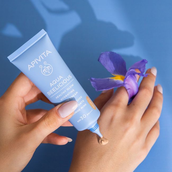 Apivita Aqua Beelicious Healthy Glow Hydrating Fluid Cream 40ml Apivita Aqua Beelicious Healthy Glow Hydrating Fluid Cream 40ml