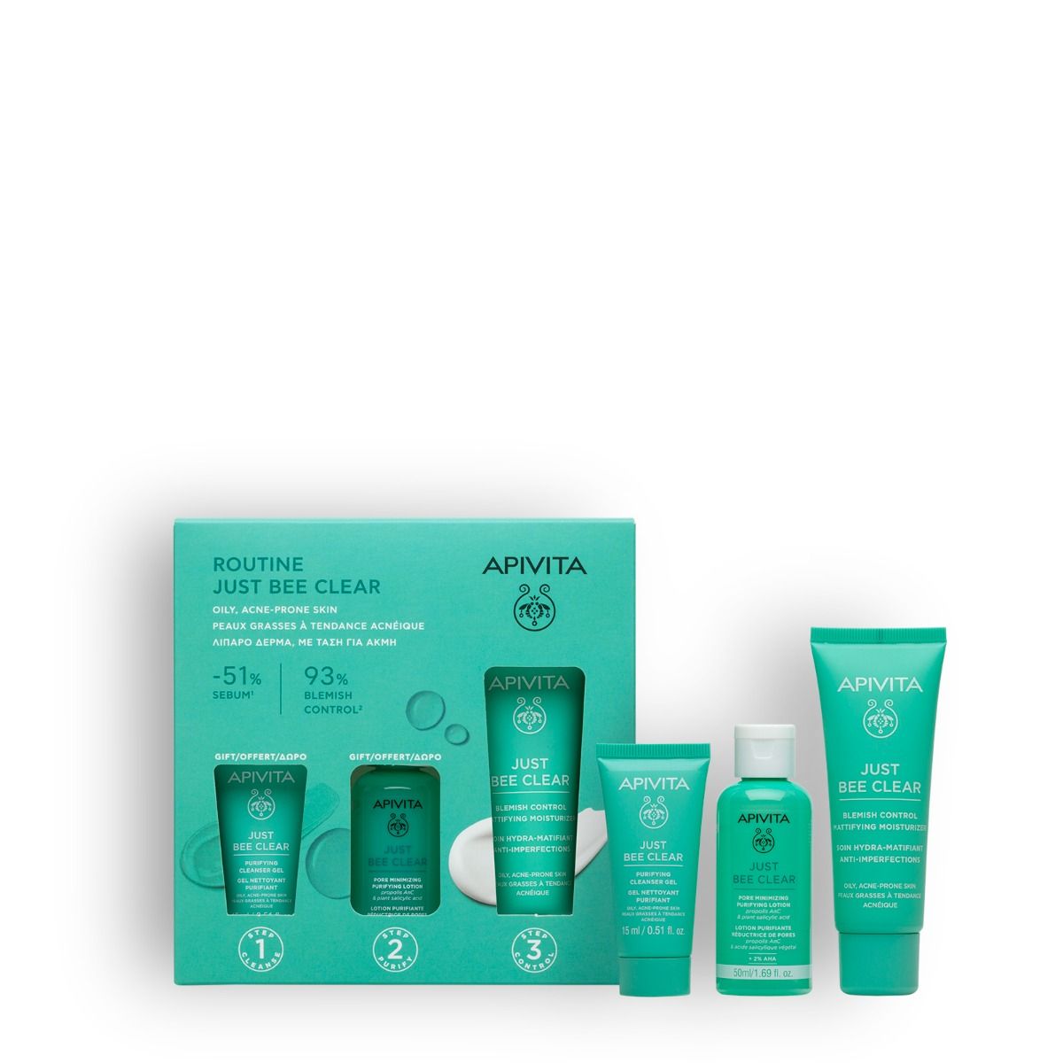 photo du produit Coffret Routine Just Bee Clear 10-22-01-886 0