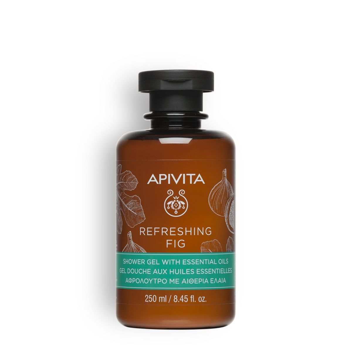 Apivita Refreshing Fig Shower Gel with Essential Oils 250ml