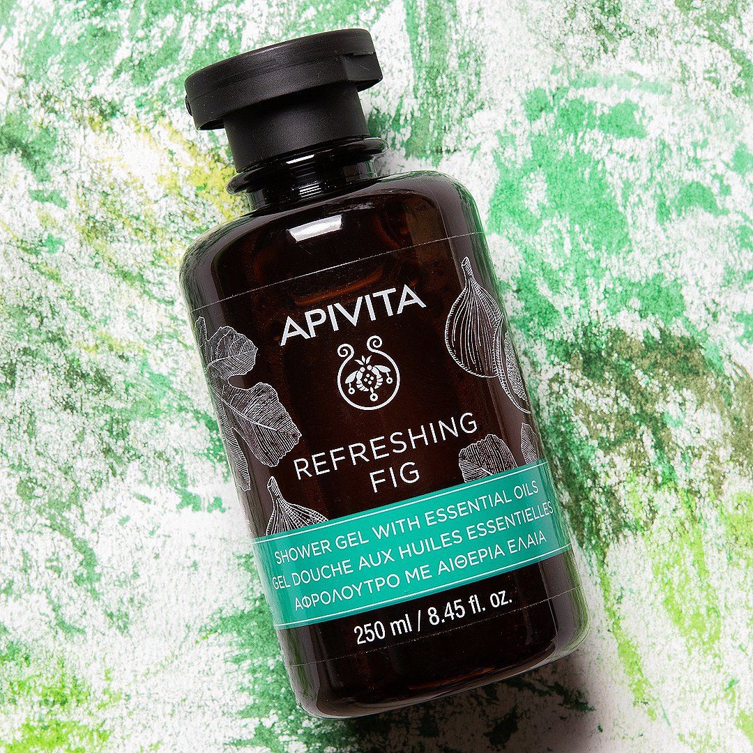 Apivita Refreshing Fig Shower Gel with Essential Oils 250ml
