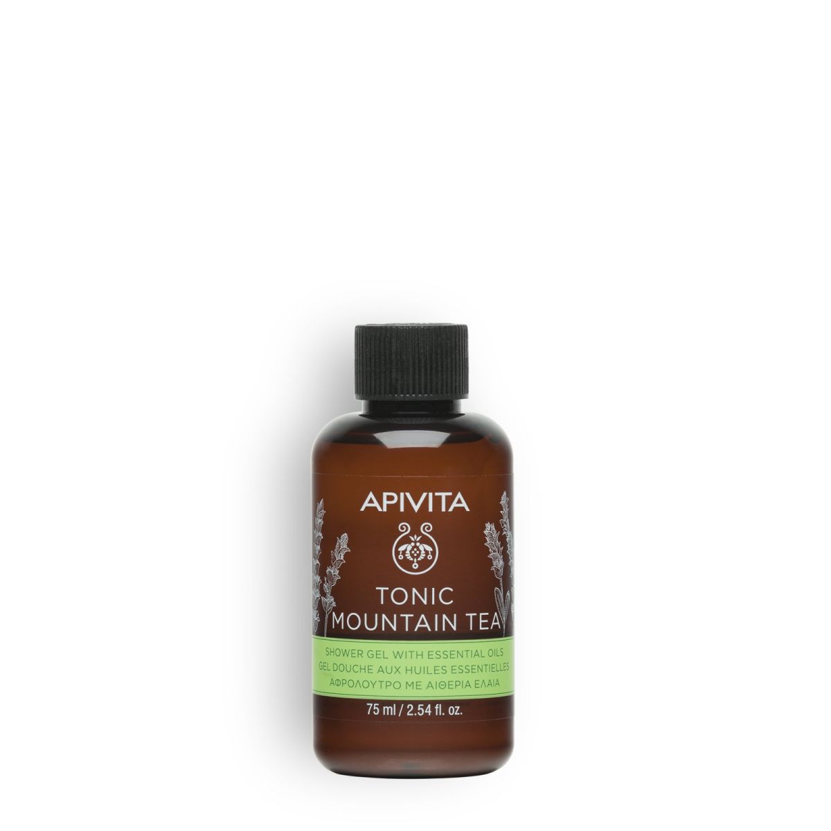 Apivita Mini Tonic Mountain Tea Shower Gel 75ml