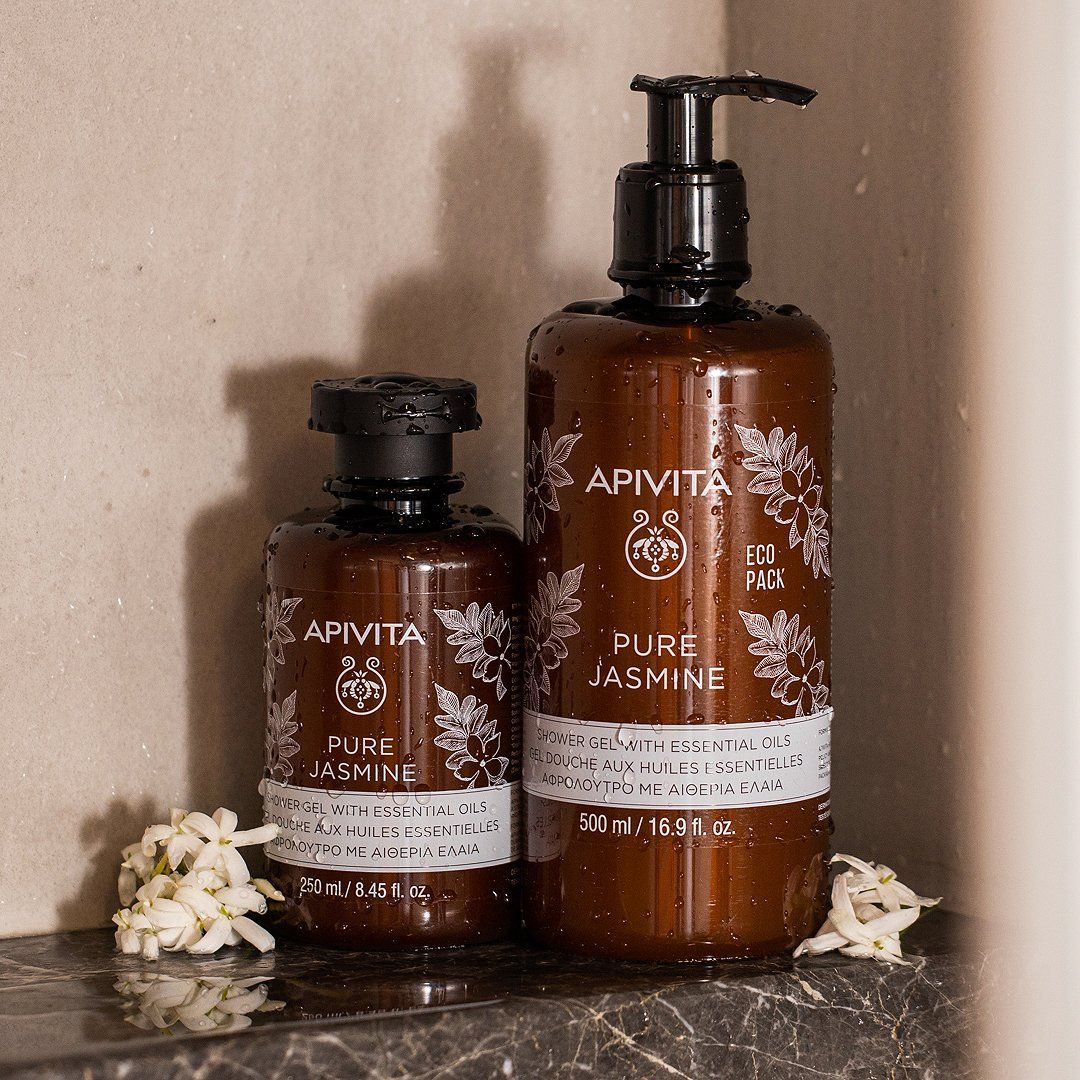 Apivita Pure Jasmine Mini Shower Gel With Essential Oils Apivita Pure Jasmine Mini Shower Gel With Essential Oils