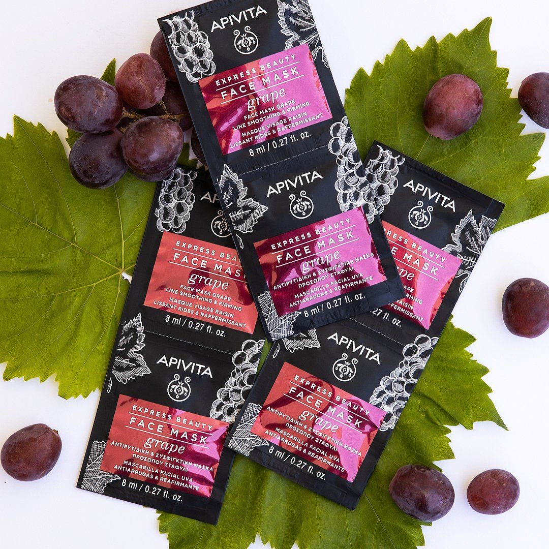 Apivita Express Beauty Face Mask Grape 2X8ml Apivita Express Beauty Face Mask Grape 2X8ml